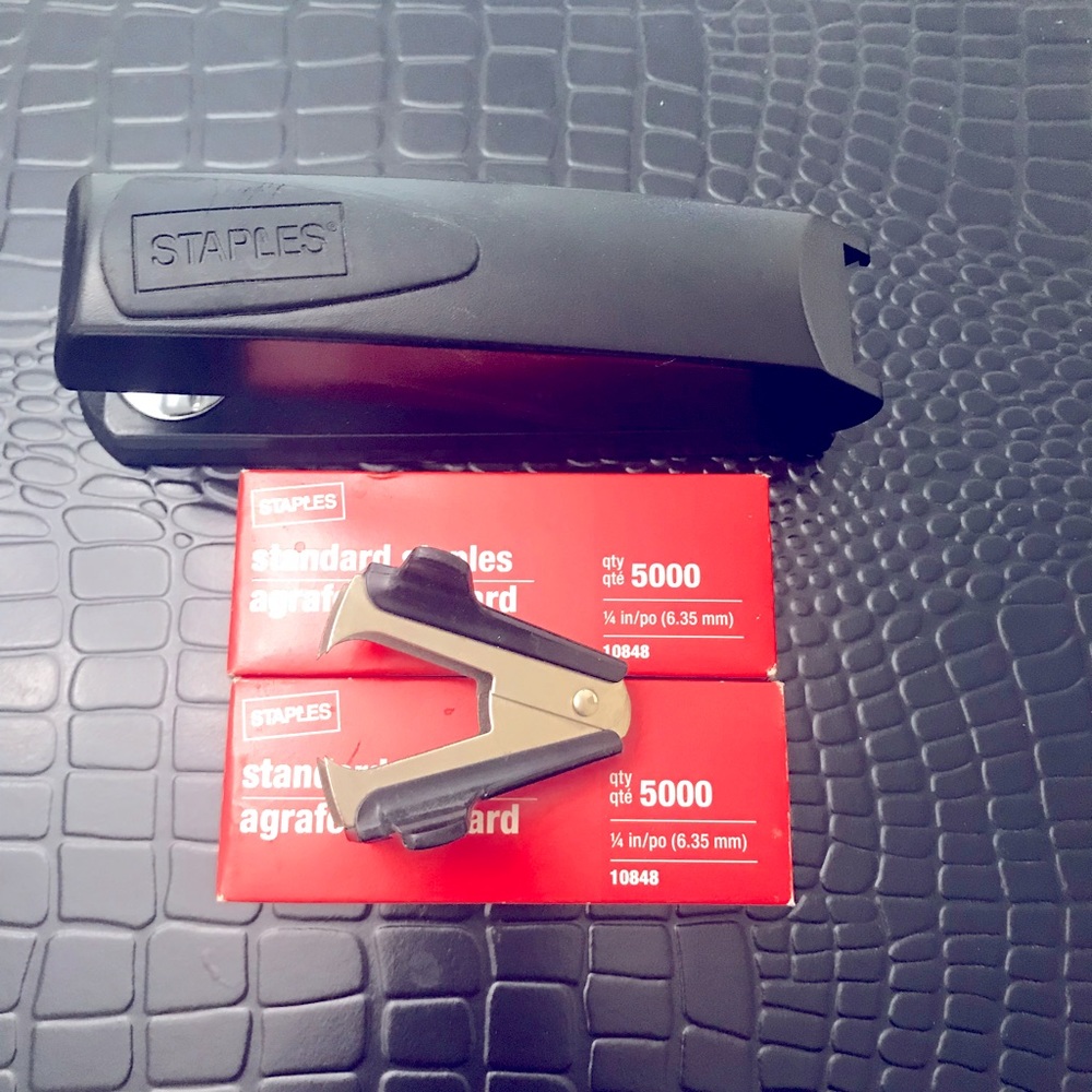 Loaded Staples Staples, 10,000 Staples, and Staple Remover